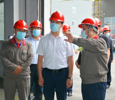 落实防汛工作 筑牢安全防线|潍坊市委书记惠新安调研山东和记官方网站药业防汛及汛期企业安全生产工作